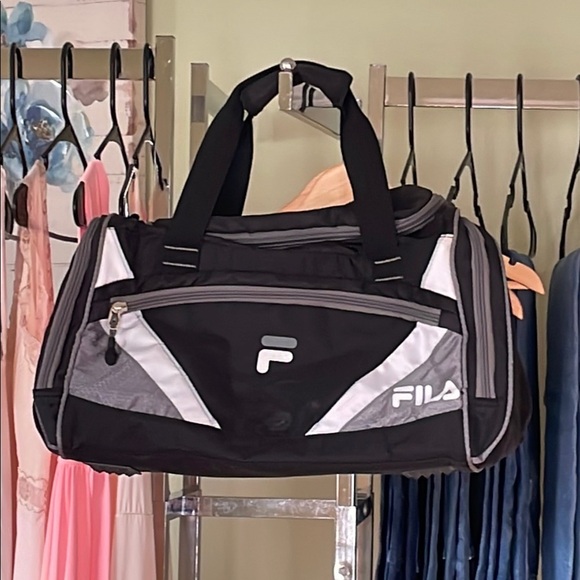 Fila Black and Gray Duffel Bag - Picture 2 of 5